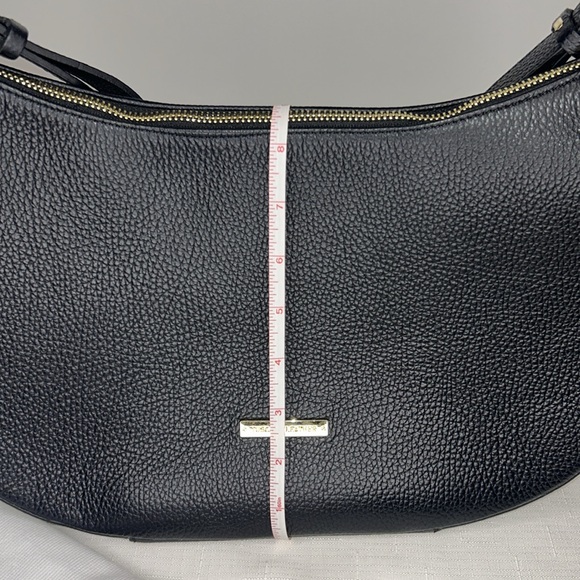 Tuscany Leather Handmade in Italy, Black and Gold Satchel with Dust Bag & COA - Picture 16 of 17